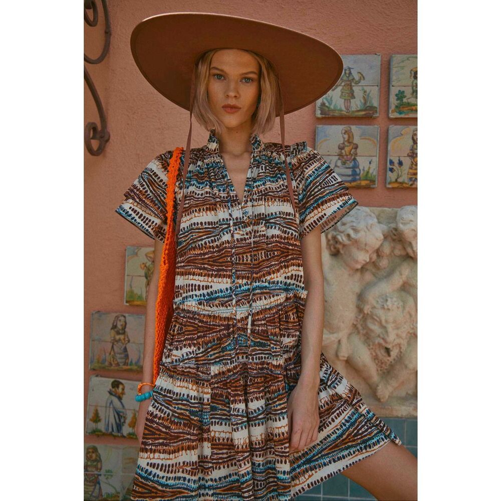 Hunter Bell Merritt Dress in Zig-Zag Size Small‎